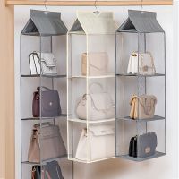 【hot】 wardrobe three-dimensional hanging bag collection finishing cloth dust-proof storage dormitory art