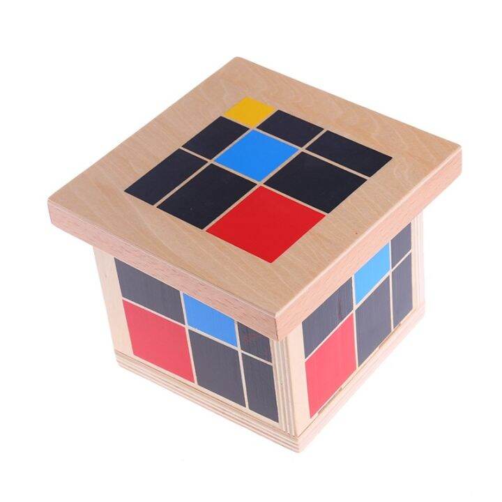 ของเล่นการเรียนรู้-การศึกษา-ของเล่น-montessori-cube-trinomial-สำหรับเด็ก