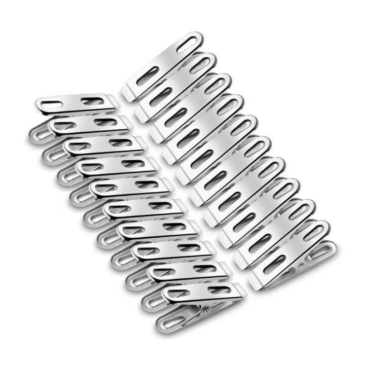 thickened-clothespins-laundry-quilt-clip-20pcs-clips-for-bed-sheet-stainless-steel-small-clip-clothes-pegs-gadgets-for-home-love