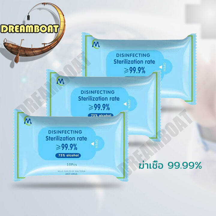 ผ้าเช็ดทำความสะอาดแอลกอฮอล์-75-60แผ่น-ผ้าเช็ดทำความสะอาด-alcohol-wipes-เล็กพกพาง่าย-การฆ่าเชื้อที่มีประสิทธิภาพ