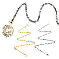 ความยาว65ซม. R T Bar Pocket Watch Chain ที่ใส่จี้โลหะ Pocket Watch อุปกรณ์เสริม A