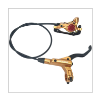 ZOOM 1Set Mtb Brake Hydraulic Disc Brake Front Brake 750Mm Mountain Bicycle Brake Gold Color