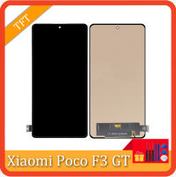 TFT สีดำ6.67นิ้วสำหรับ Xiaomi Poco F3 GT MZB09C6IN จอแสดงผล LCD แบบสัมผัสหน้าจอ M2104K10I อะไหล่ทดแทนประกอบแผงดิจิไทเซอร์