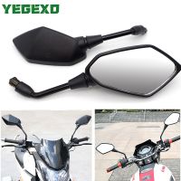 ♕☫☾ Black Motorcycle Mirror Side Mirrors Accessories For APRILIA RSV4 TUONO V4 SR 50 PEGASO 650 RS50 RS 125 RSV RS 50 SHIVER 750