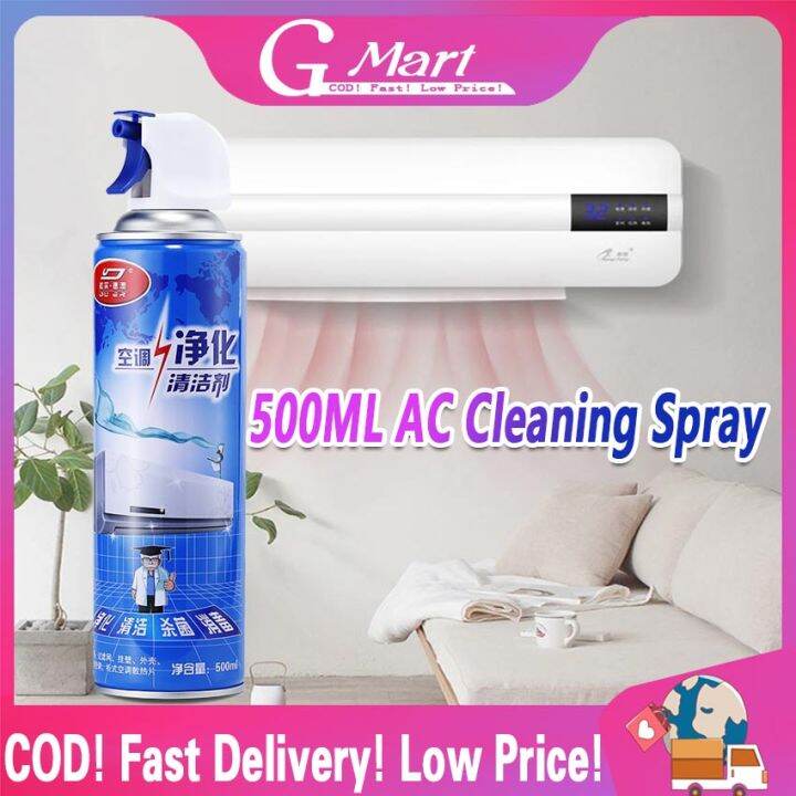 500ml Air Conditioner Cleaner Sprayer Coil Condenser Spray Dust Mold