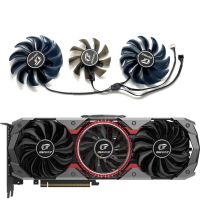 RTX2060ที่มีสีสัน2070 2080 2080ti โฆษณา GTX1660ti 1660พัดลมทำความเย็นการ์ดจอ (ต้นฉบับและของแท้รับประกัน3ปี