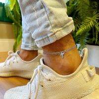 Anklet For MenMen 39;s Anklet With Cross CharmDouble ChainGift For BoyfriendMan 39;s Ankles BraceletChristian Catholic Jewelry