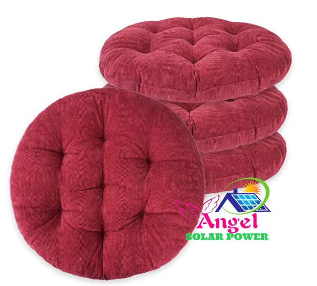 Soft Patio Outdoor Round Chair Pad Thicken Corduroy Home Decor Indoor