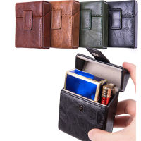 Can Hold 20 Smke Ciggarrette Case Travel Tobaco Holder Leather Ciggarette Box Bag Smking Accessories