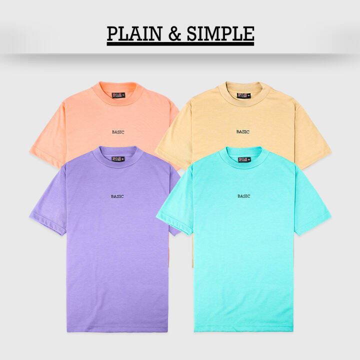 BASIC PASTEL EDITION - Plain & Simple Limited Edition Crewneck Shirt ...