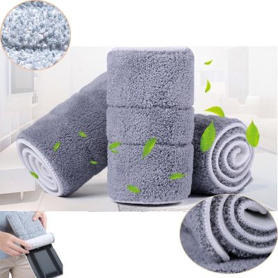 5/7/10PCS Microfiber Floor Mop Cloth Replace Rag Self Cleaning Cloth Home Bathroom Washing Mop Pad Rags Wet and Dry