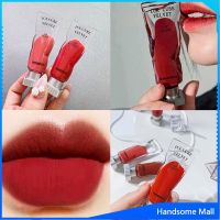 H.S. ลิปสติกเนื้อแมทกำมะหยี่ ติดทนนาน ลิปกลอส เบา ดีไซน์สวย Lip stain