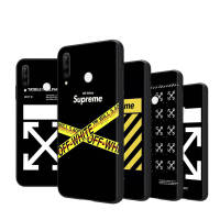 Off White อ่อนนุ่ม เคสโทรศัพท์ หรับ OPPO  Black ปก