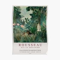 Rousseau Dit Le Douanier Poster Painting Vintage Wall Print Mural Decor Funny Home Modern Room Art Decoration Picture No Frame