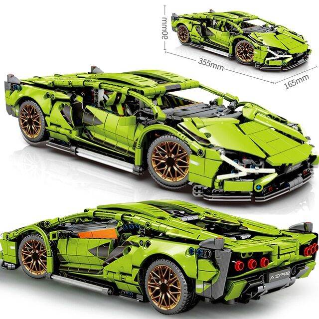 technical-building-blocks-racing-car-static-model-or-remote-control-electric-rc-car-version-optional-construction-toys-for-boys