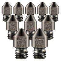 □✿ 10 Pcs Hardened Steel Nozzle 0.4 mm/ 1.75 mm 3D Printer MK8 Nozzles for Creality CR-10 Ender 3/ Ender3 pro Prusa i3