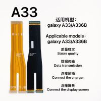 บอร์ด USB 1 ชิ้นเชื่อมต่อกับเมนบอร์ดเมนบอร์ดสําหรับ Samsung Galaxy A73 A33 A53 5G A336B SM-A536B A736B LCD Screen Flex Cable