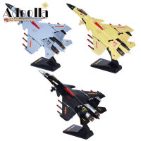 Adoolla【ready Stock】 J-15 Alloy Fighter Model With Sound Light Lifelike Warplane Pull Back Airplane Toys With Bracket For Boys Gifts【cod】