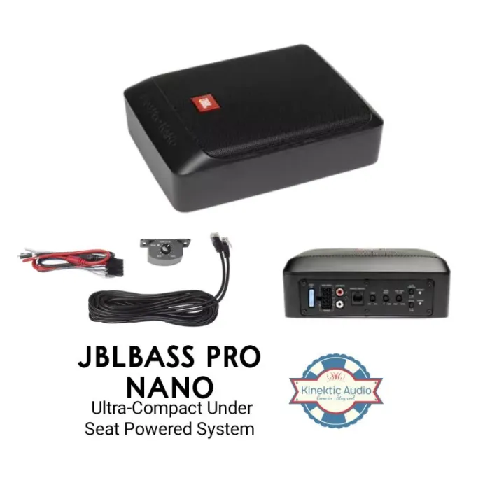 JBL BassPro Nano - Ultra-Compact Under Seat Powered Subwoofer System ...