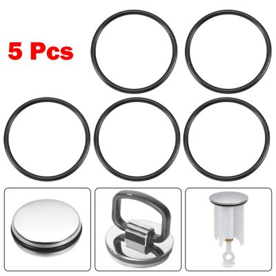 5 Pack O Ring Seal Bath SInk Basin Sink Drain Plug Rubber Seal Replacement Kitchen Bathroom Accessories Gas Stove Parts Accessories