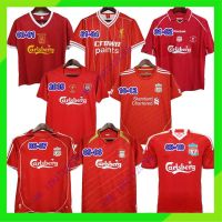 เสื้อกีฬาแขนสั้น ลายทีมชาติฟุตบอล Liverpool 01 02 05 06 07 08 10 10 12 81 84 สไตล์เรโทร