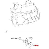 1 PCS 86790-12250 Car Rear View Reversing Camera Replacement Parts for Toyota Corolla IM 2017 2018 Scion IM 1.8L 2016 8679012250