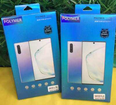 ส่งจากกรุงเทพ ฟิล์ม Nano Glass เต็มจอ ตรงรุ่น 1ชิ้น สำหรับ Samsung Note20.Note20Ultra.S20.S20Plus.S20Ultra.Note10.Note10Plus.S10.S10Plus