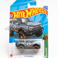 ❗ No. 68 39; 21 FORD BRONCO Gray Blue Mattel Hot Wheels Alloy Small Sports Car