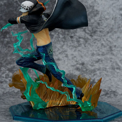 Cartoon One Piece Ace Trafalgar D. Water Law Figures Toy Portable and Lightweight Ornaments for Home Office Tabletop Ornament