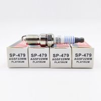 4PCS SP-479 AGSF22WM Platinum Spark Plug For Ford Lincoln Excursion Expedition Mazda Panoz Peugeot SP479 AGS F22 WM SP 479 Spark Plugs Wires