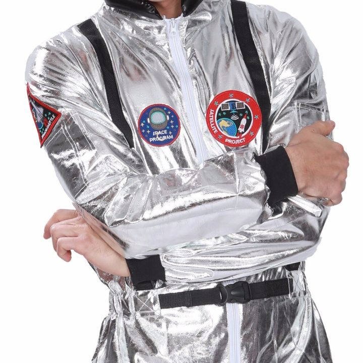 นักบินอวกาศชายของ-nasa-ชุดชุดนักบินอวกาศฮัลโลวีนกับชุดหมวกกันน็อก