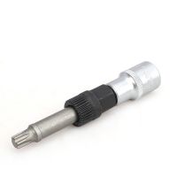 、‘】【； T50 Alternator Pulley Socket Drill Bit With 33 Teeth Tool Alternator Pulley Center Bolt Remover Socket Wrench Tool