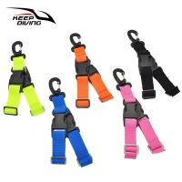 Scuba Diving Flippers Fast Hanging Buckle Swimming Handle Hook Belt Snorkeling Free BCD Back Unloading