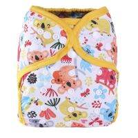 【CC】 [simfamily]1PC Reusable Diaper Cover Washable Baby Nappy PUL 3-15kgs Wholesale Adjustable