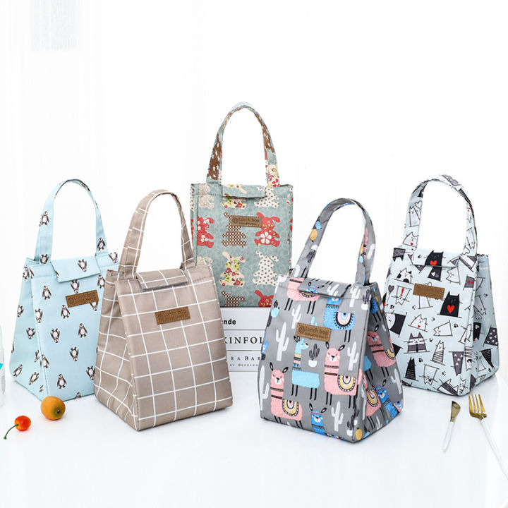 lunch-nylon-picnic-bags-oxford-insulation-bag-tote-food-handbag-print-pattern-style-animal-flower