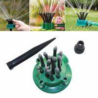 360° Multi-head Sprinkler Noodle Head Sprinkler Shower Garden Yard Lawn Grass Flower Vegetable Watering Irrigation Nozzle Watering Systems  Garden Hos