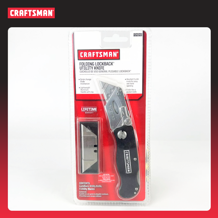 Craftsman Folding Lockback Utility Knife Lazada PH
