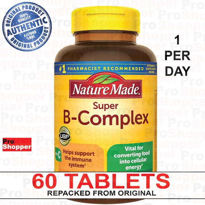 Nature Made Super B-Complex - 60 Tablets | Lazada PH