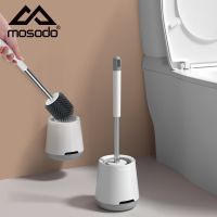 Mosodo Toilet Brush Silicone Toilet Bowl Brush With Holder Bathroom Brush For Toilet Rubber Cleaning Brush Tools WC Accessories