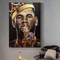 Lebron James Super basketball Star Champion Kings Painting Poster Art Light Canvas Home Room Wall Printing Decor