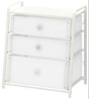 โลเต้ ตู้ 3 ลิ้นชัก , ขาว, 55x62 ซม. (LOTE Chest of 3 drawers, white, 55x62 cm)