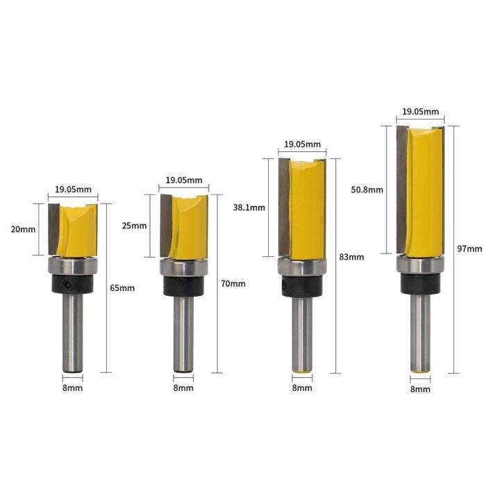 6-35-8mm-shank-template-trim-hinge-mortising-router-bit-1-4-straight-end-mill-trimmer-ทําความสะอาด-flush-trim-tenon-woodworking-เครื่องมือ