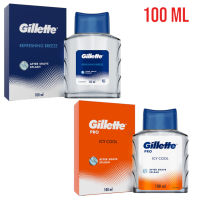 Gillette After Shave Resfreshing Breeze/ Icy Cool 100ml. ยิลเล็ตต์อาฟเตอร์เชฟ