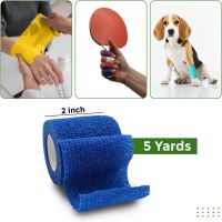 【LZ】hindin 1Roll 2.5/5/10/15cmx4.8m Gauze Medical Bandage Self-adhesive Breathable Elastic Bandages for Sports Fixing Finger Wrist Leg