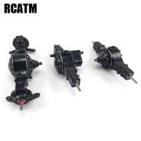 Metal 6X6 Drive Power Front Rear Differential Axle Set For 114 Tamiya RC Truck Trailer Tipper Scania Actros Volvo MAN DIY Parts