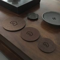 High-end MUJI Xiangyun Felt Tea Coaster Pot Mat Coffee Coaster Water-absorbent Easy-Dry Non-Slip Mat Table Mat Kungfu Tea Ceremony Accessories