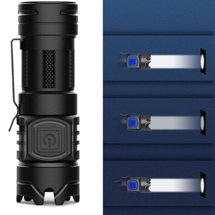 strong-light-flashlight-usb-rechargeable-flashlight-tactical-mini-flashlight-usb-rechargeable-fixed-focus