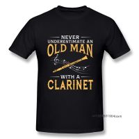Never Underestimate An Old Man With A Clarinet T Tshirt Tees Guys Punk Designer Streetwear