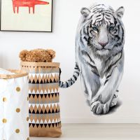 [COD] zsz1096 new ferocious tiger decorative wall stickers childrens room living bedroom creative