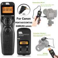 Pixel TW-283/E3 LCD Wireless Shutter Release Timer Remote Control Compatible with Canon 750D 650D 550D 70D Samsung GX-1S GX-10 GX20 camera